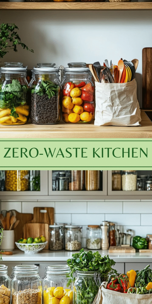 Sustainable meal prep for students using repurposed glass jars to reduce plastic waste on a budget.